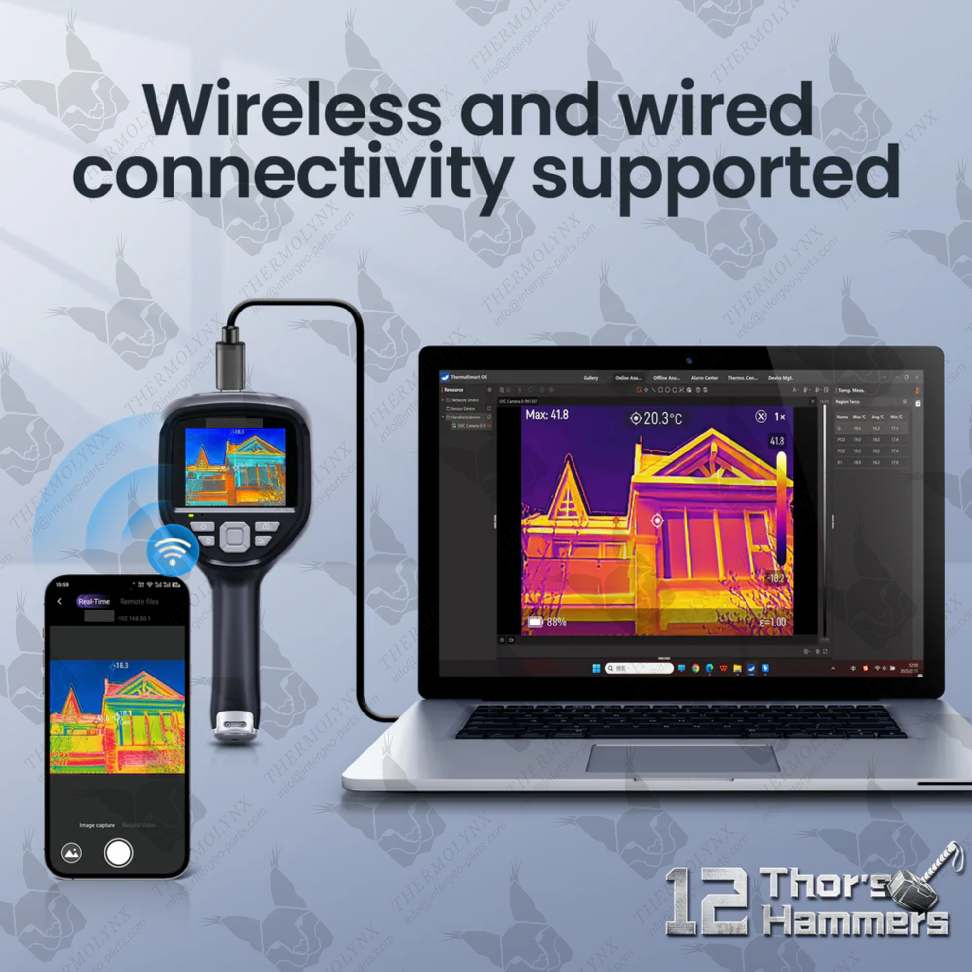 Thor 100 - Expert Handheld Thermal Imager (with Macro Lens) - Image 3