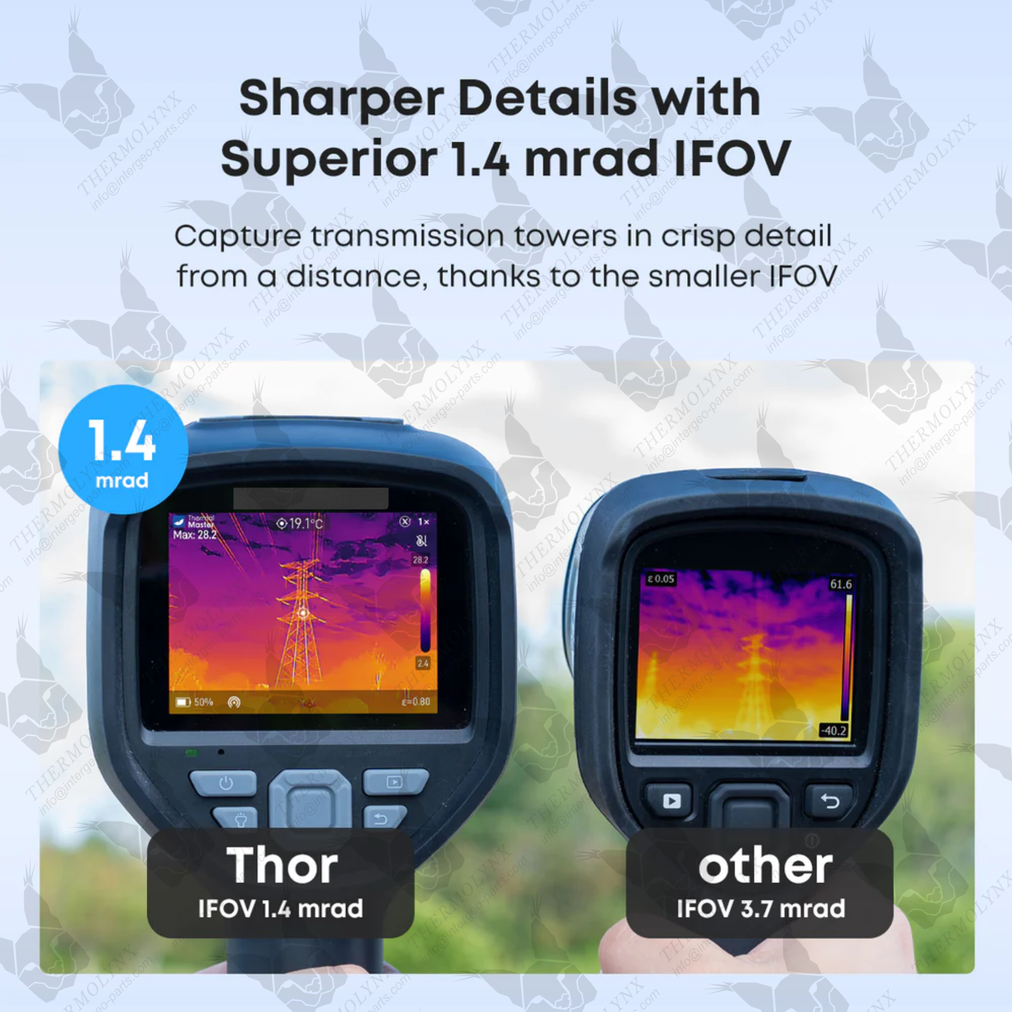 Thor 100 - Expert Handheld Thermal Imager (with Macro Lens) - Image 5