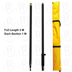 2 Section Fiber Carbon Pole 2M